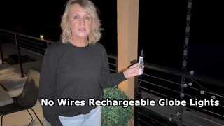 SMY Lighting 22FT Rechargeable Battery String Light