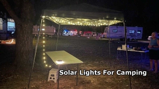 Solar camping string light